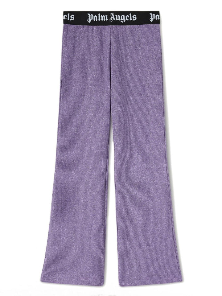 Pantalon femme lilas