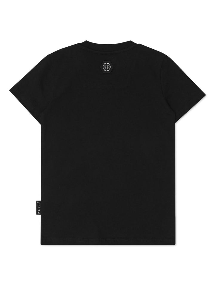 T-shirt noir unisexe