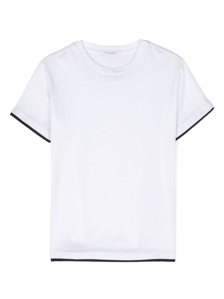 T-shirt garçon blanc