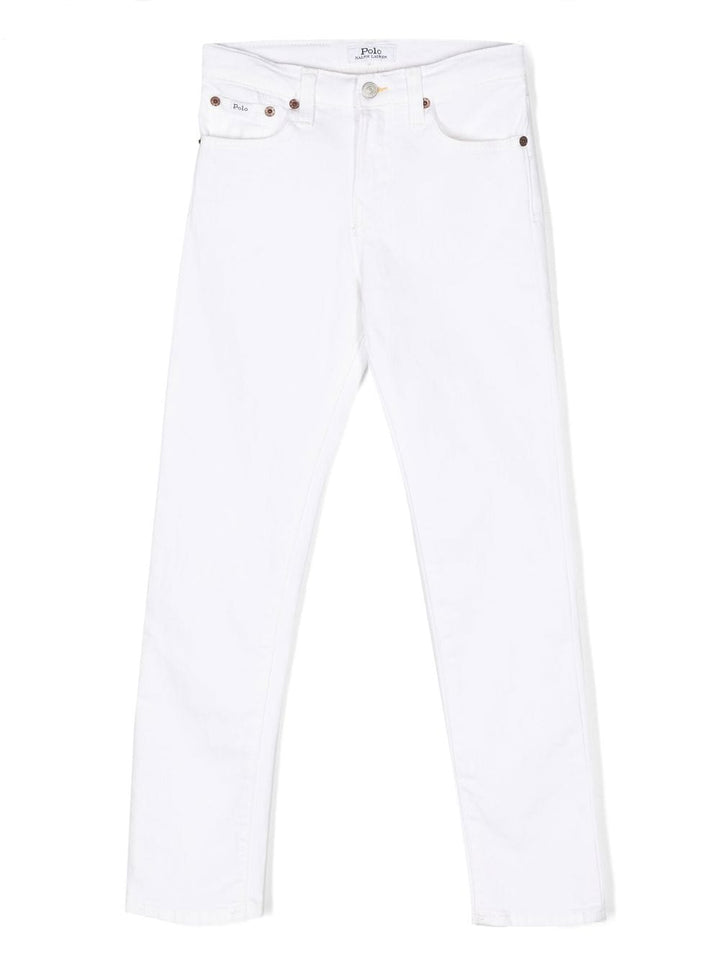 Pantaloni bianchi bambino