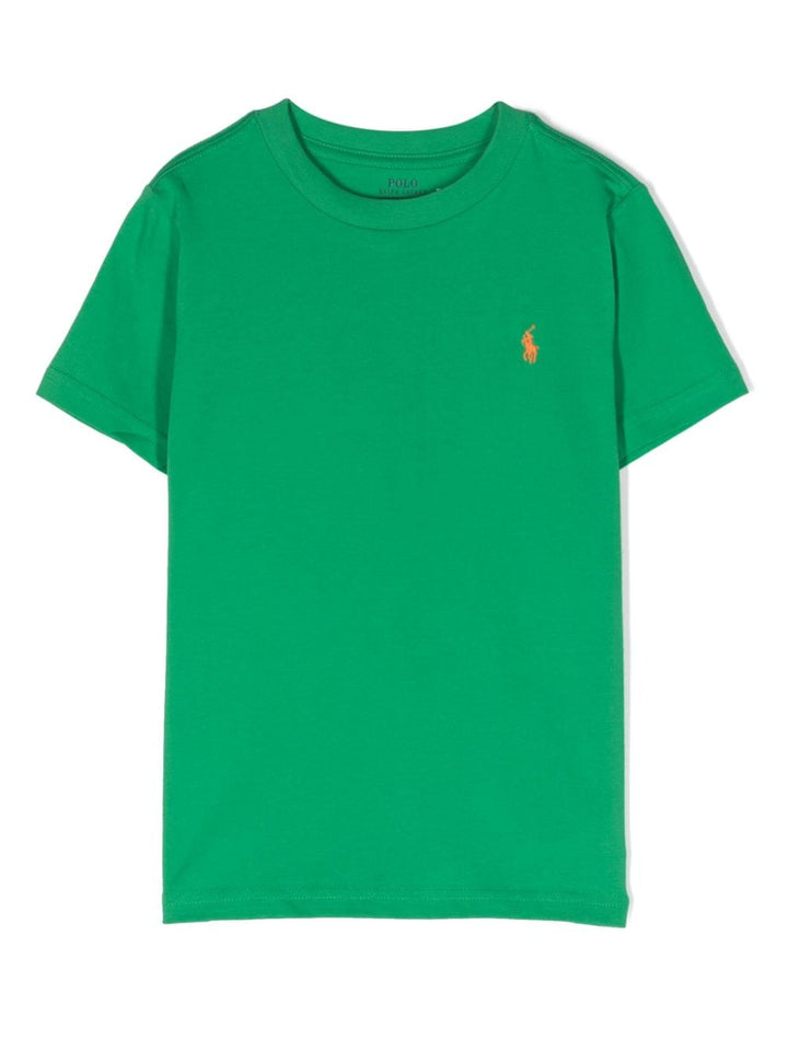 T-shirt verde bambino