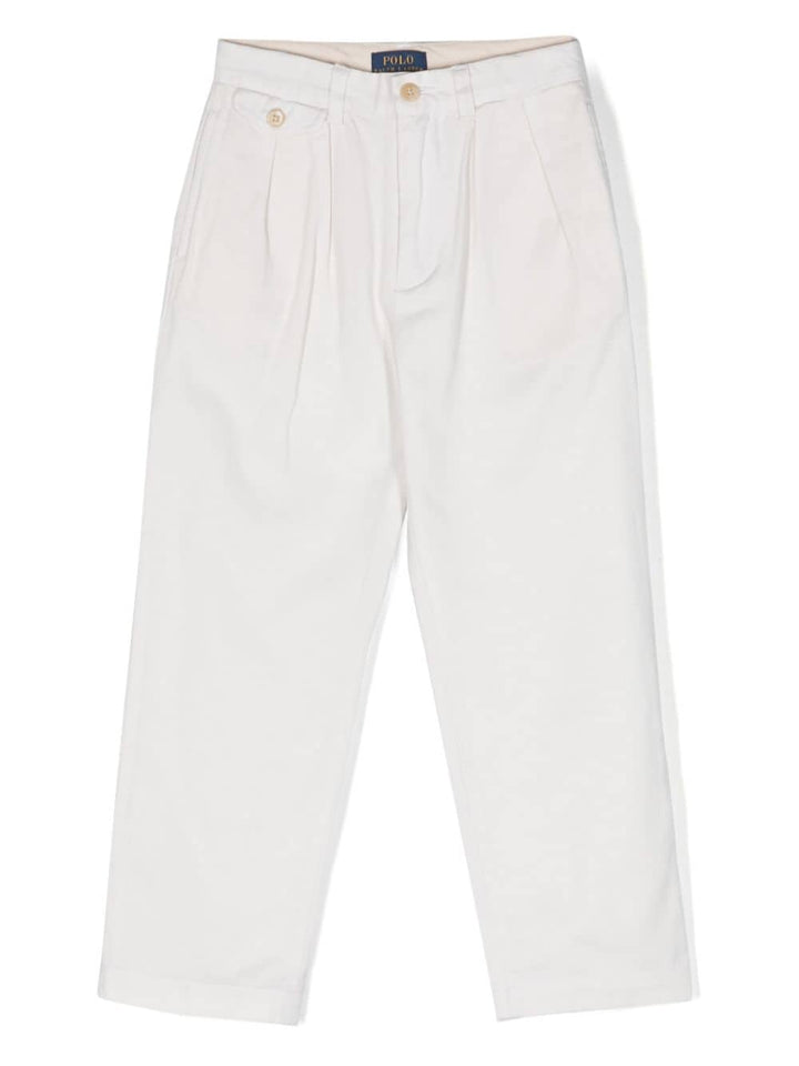 Pantaloni bianchi bambino