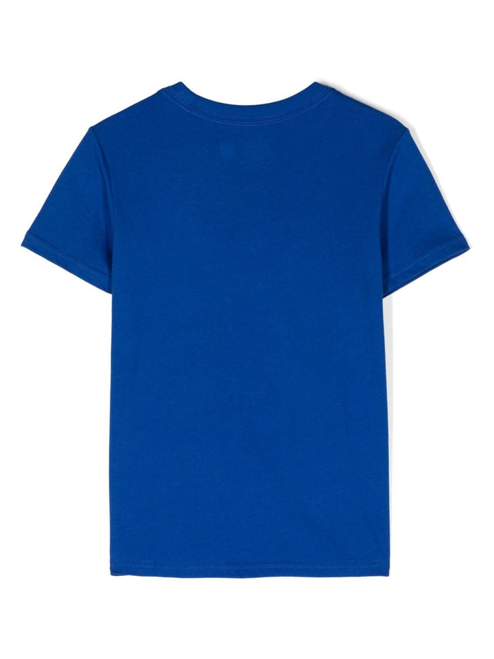 T-shirt enfant bleu cobalt
