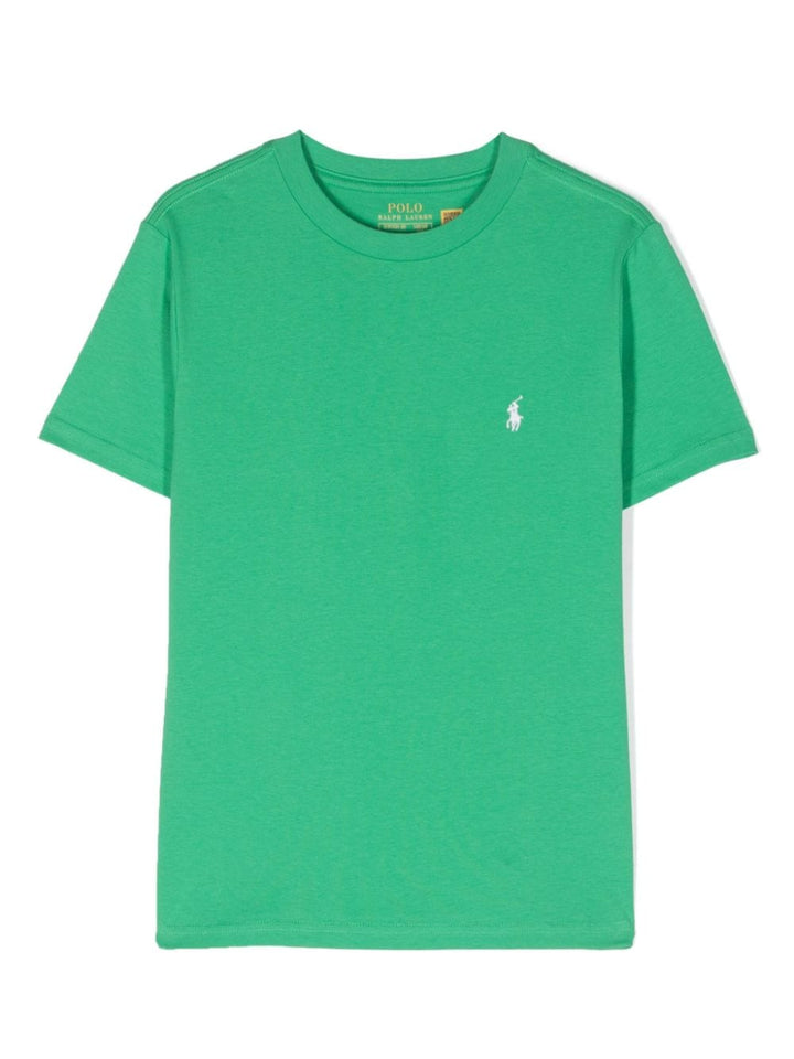 T-shirt verde bambino