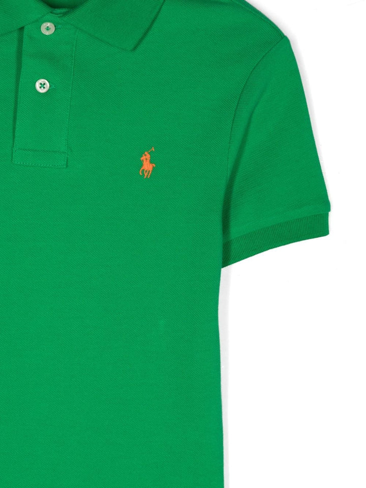 Polo enfant vert