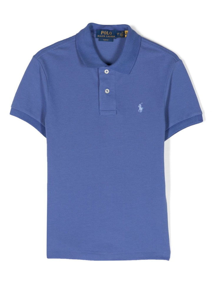 Polo bambino blu