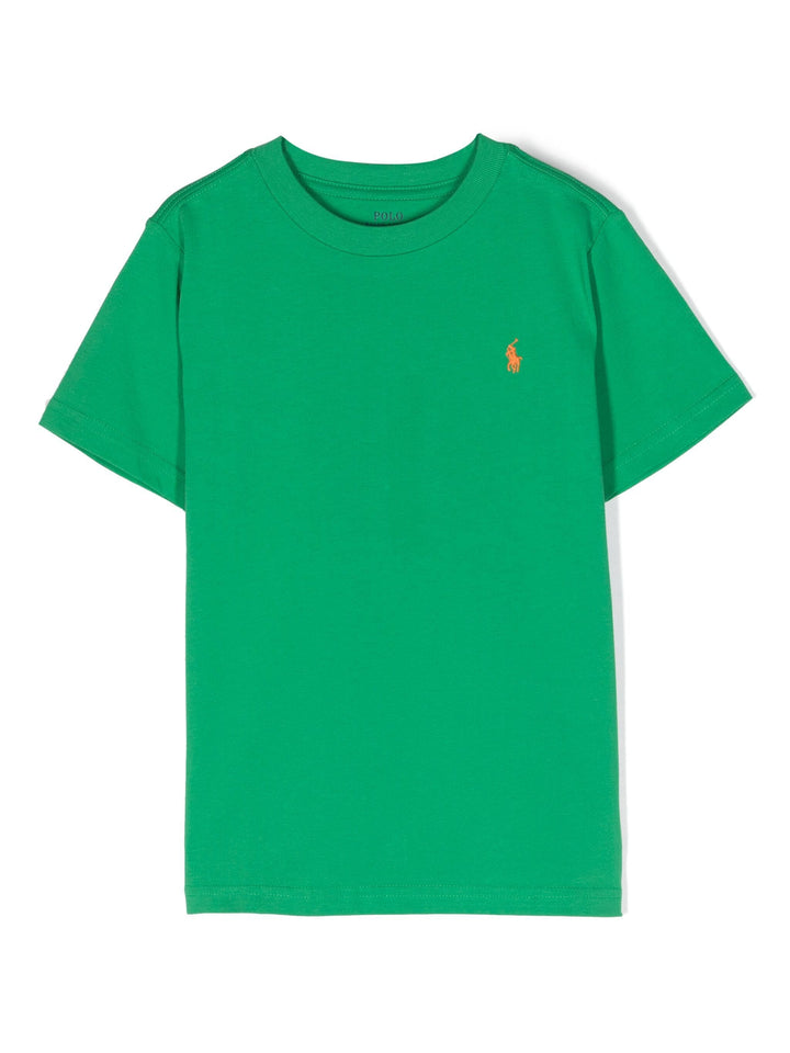 T-shirt verde bambino