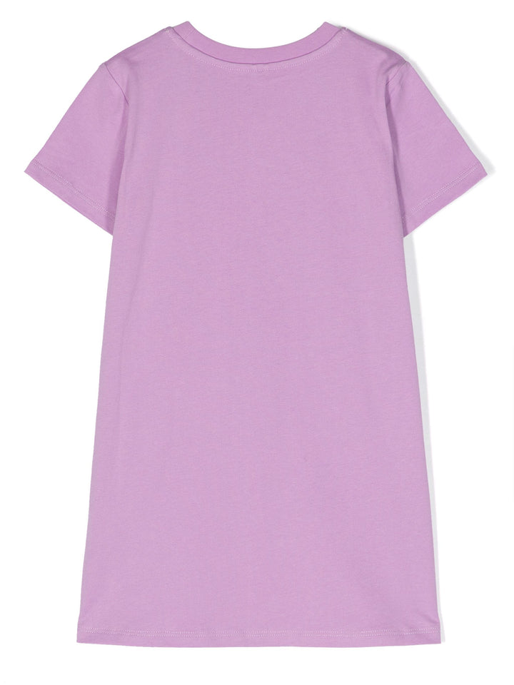 Robe T-Shirt violette fille