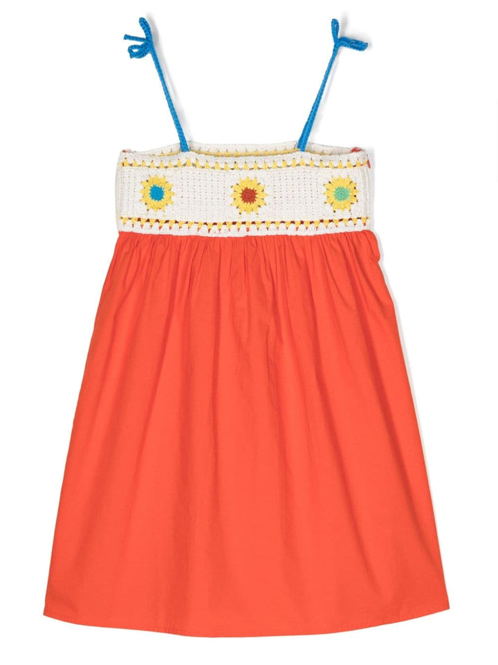 Robe fille orange