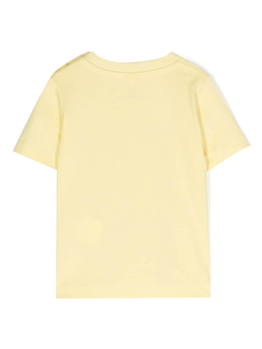 t-shirt jaune nouveau-né