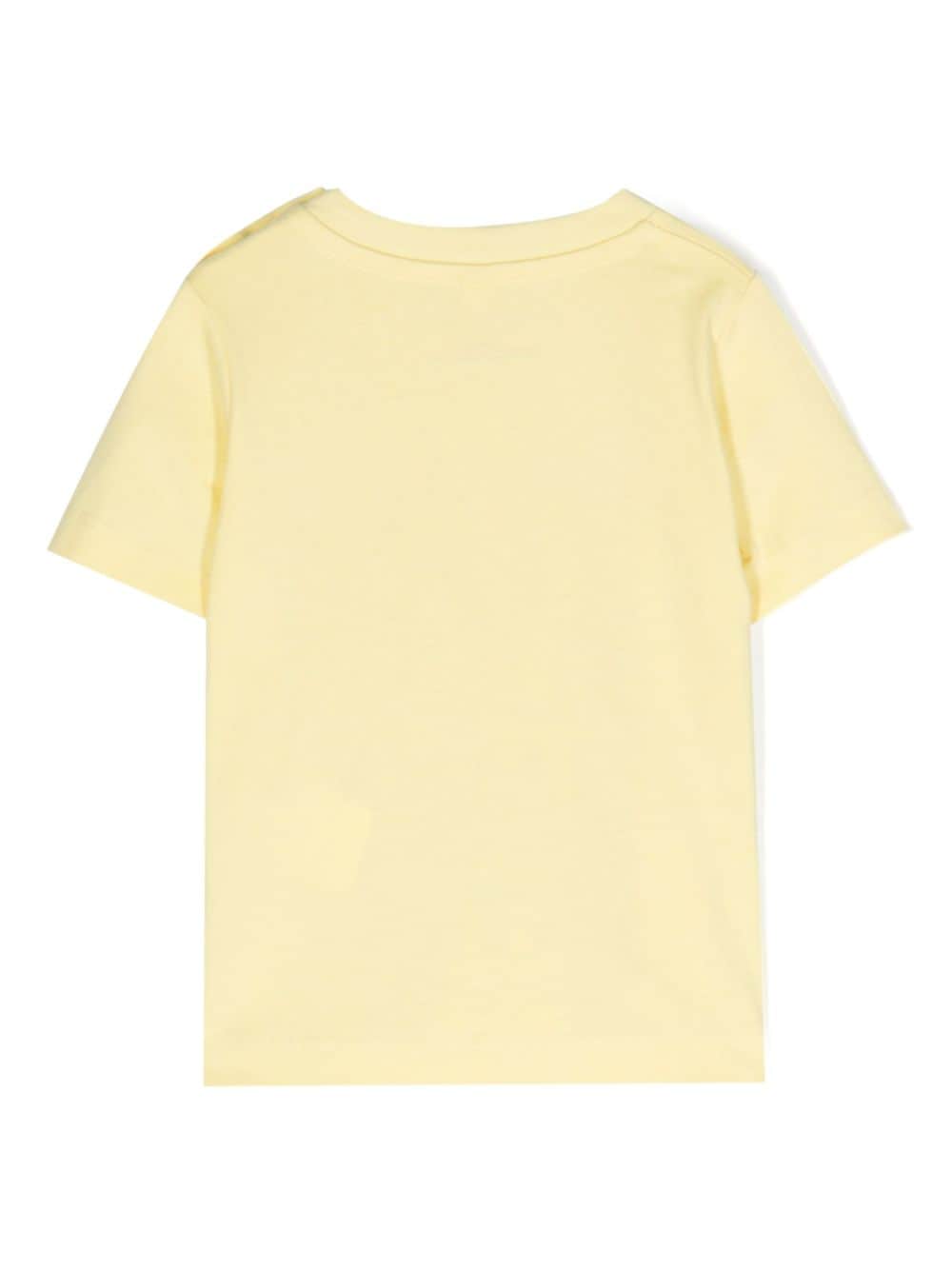 t-shirt gialla neonato