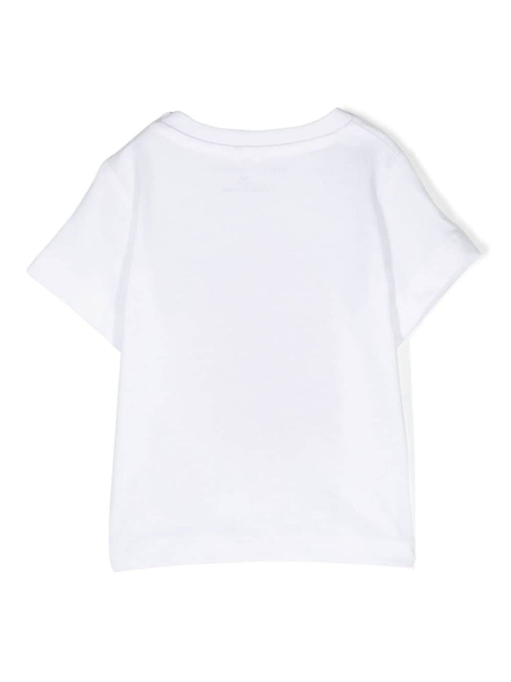 t-shirt bianco neonato