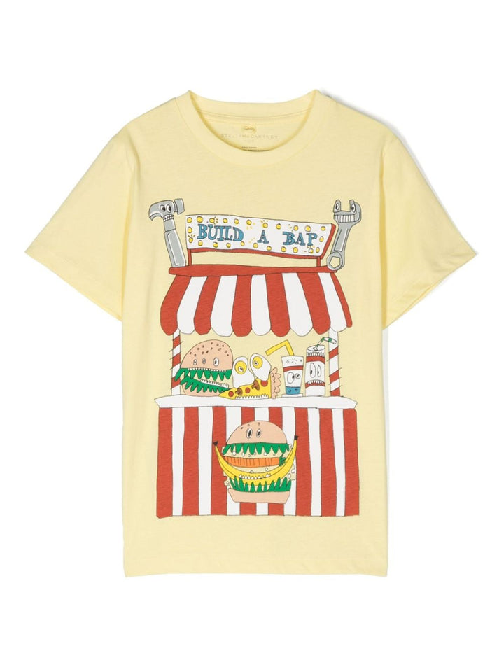 t-shirt gialla bambino