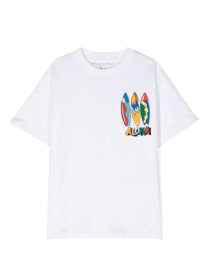 t-shirt bébé blanc