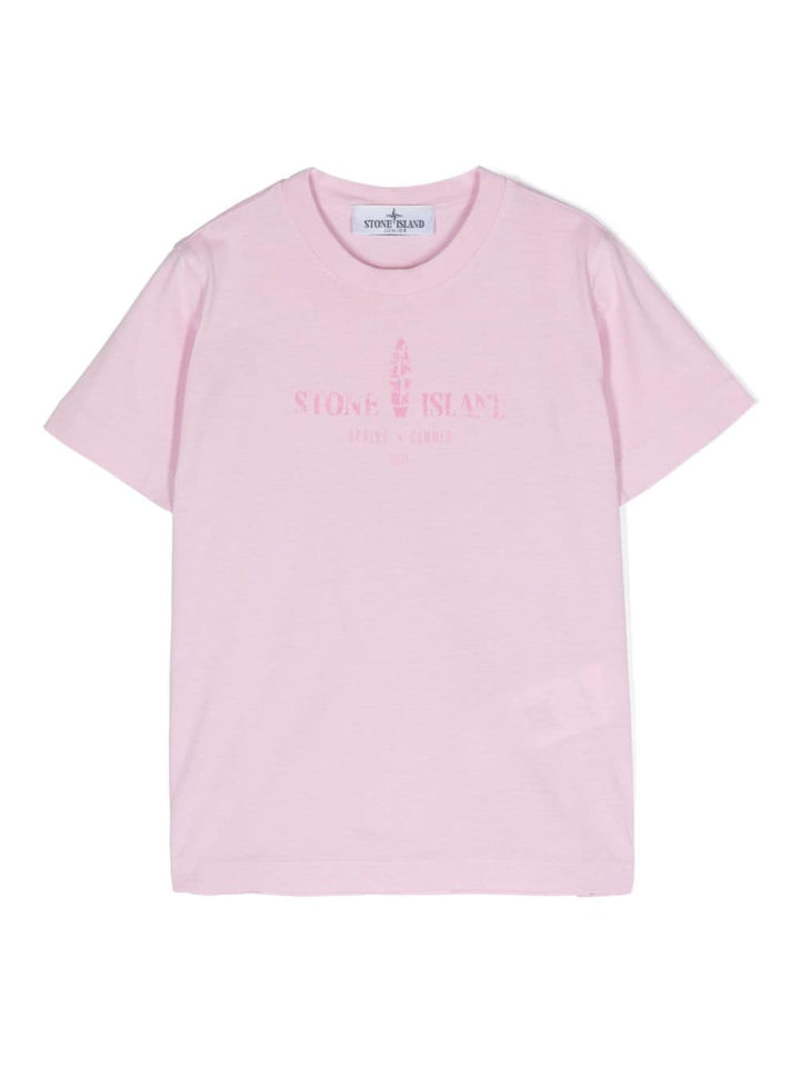 T-shirt bébé rose
