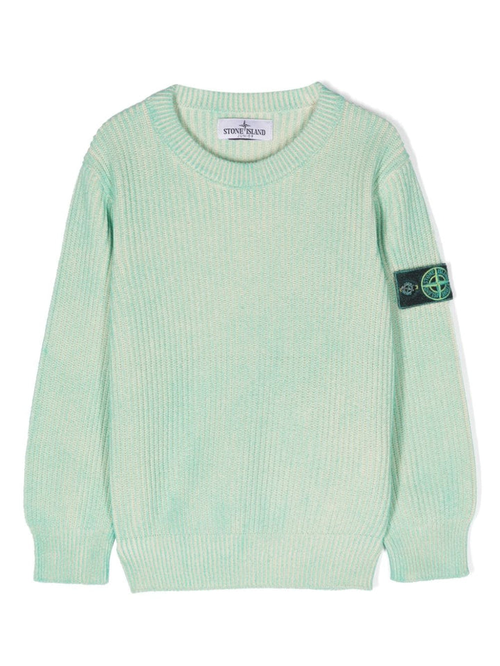 Maglione verde chiaro bambino