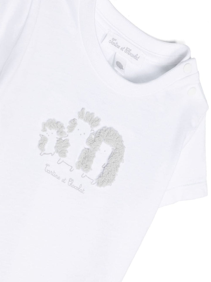 T-shirt blanc nouveau-né