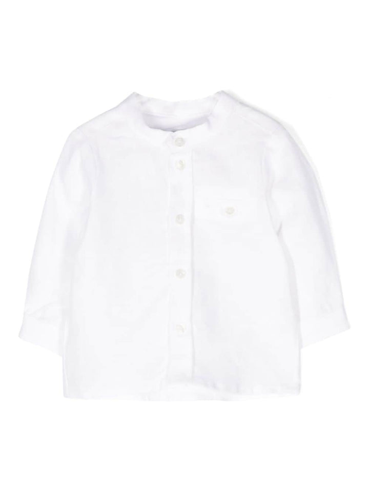 Chemise blanche nouveau-né