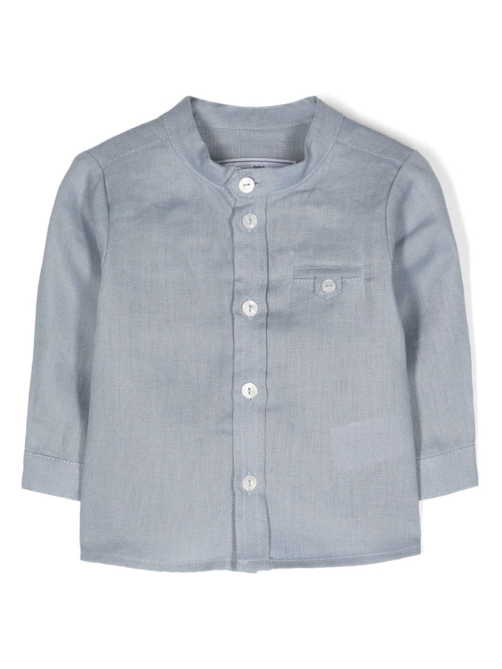 Camicia grigia neonato