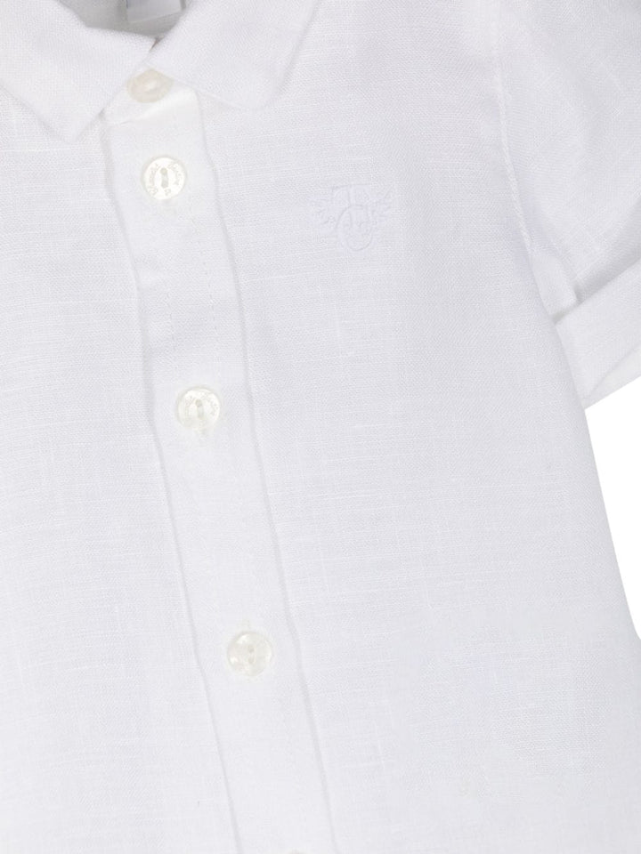 Chemise blanche nouveau-né