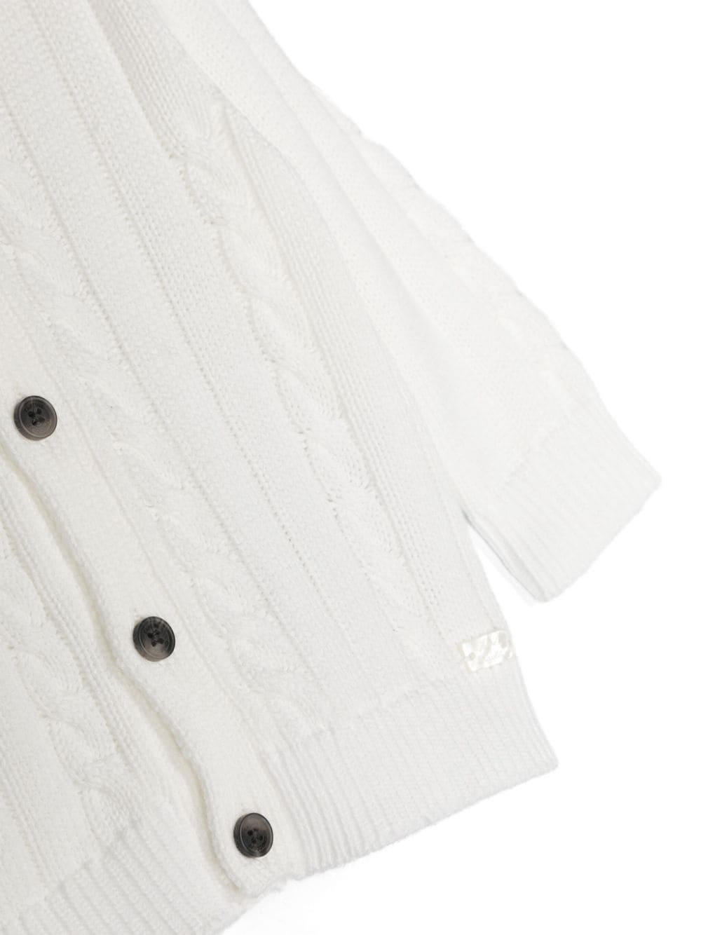 Cardigan bianco neonato