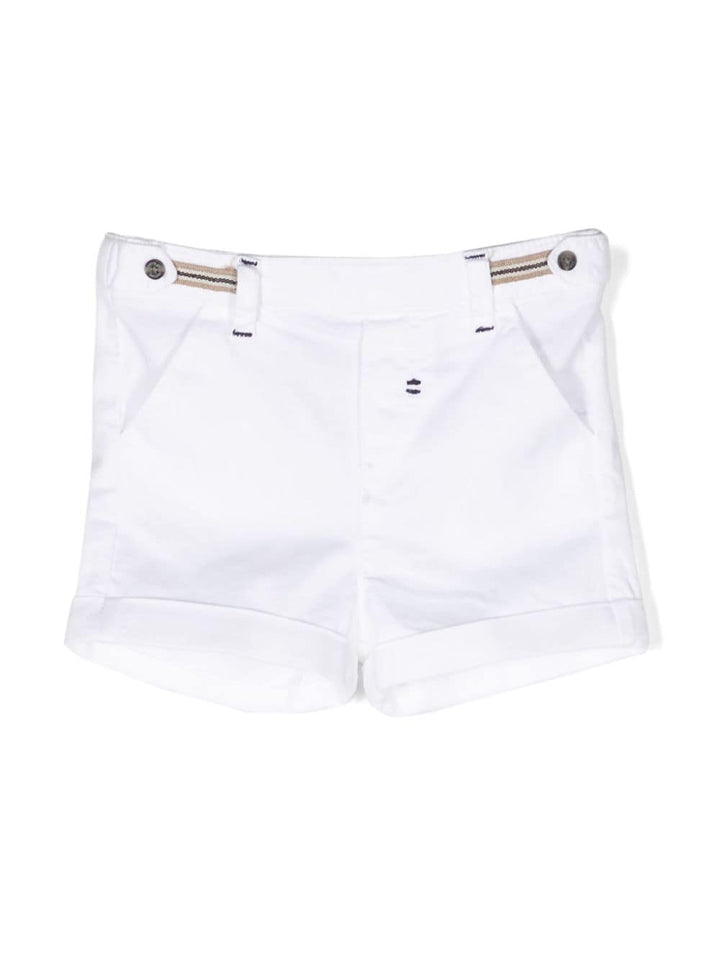 Short blanc nouveau-né