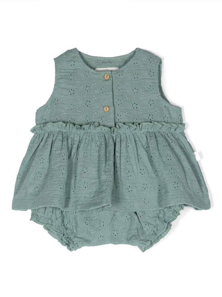 Ensemble bébé fille vert