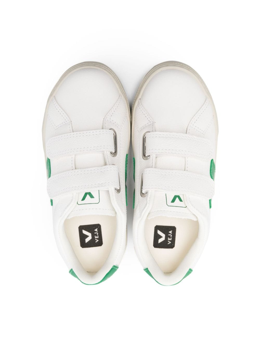 Sneakers bianco/verde bambino