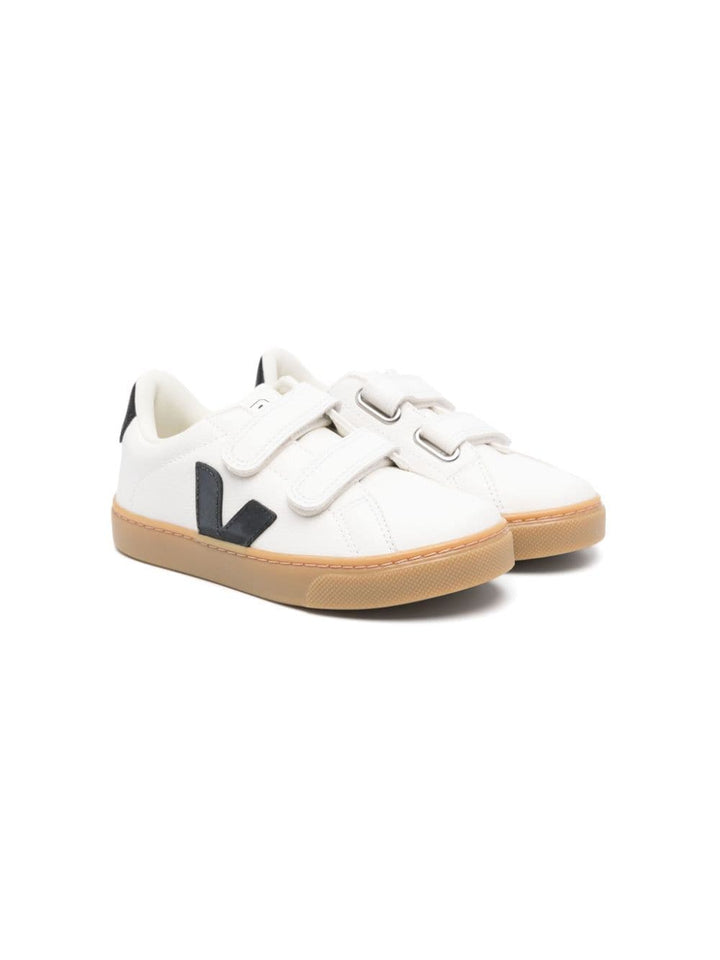 Sneakers bianca/nera bambino