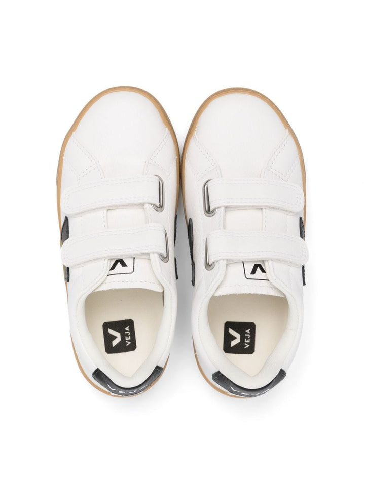 Sneakers bianca/nera bambino