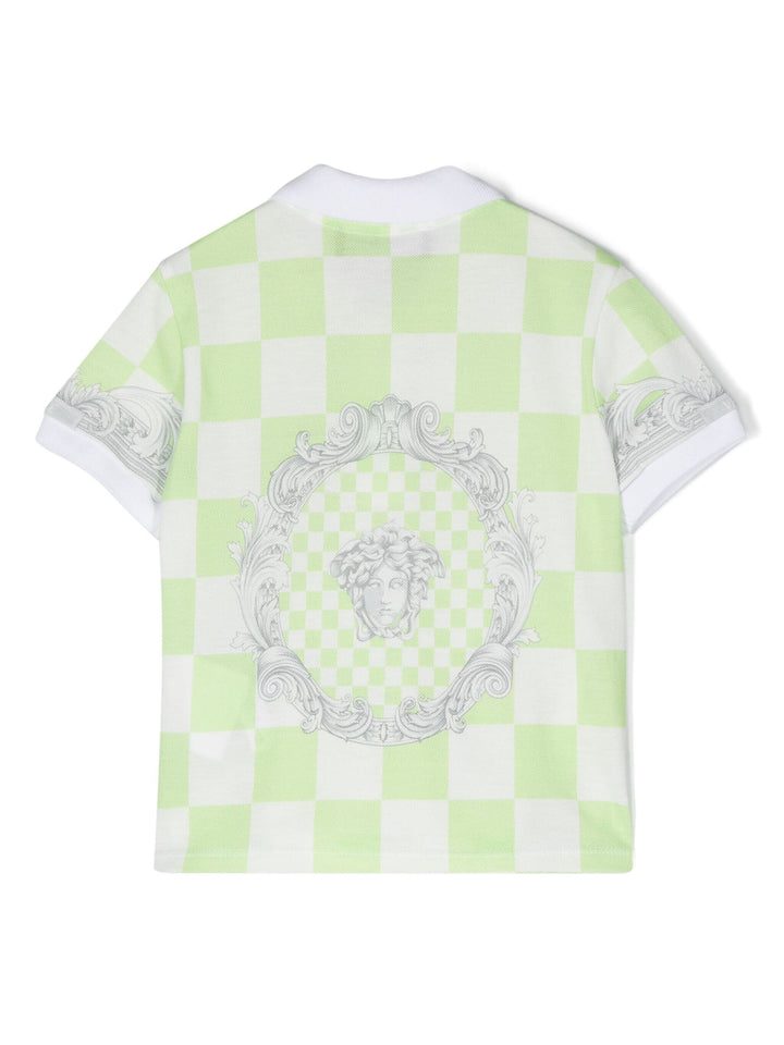 Polo bébé vert/multicolore