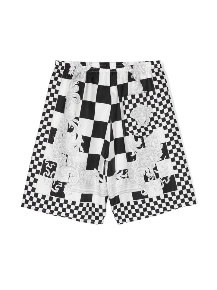 Shorts nero/bianco bambino