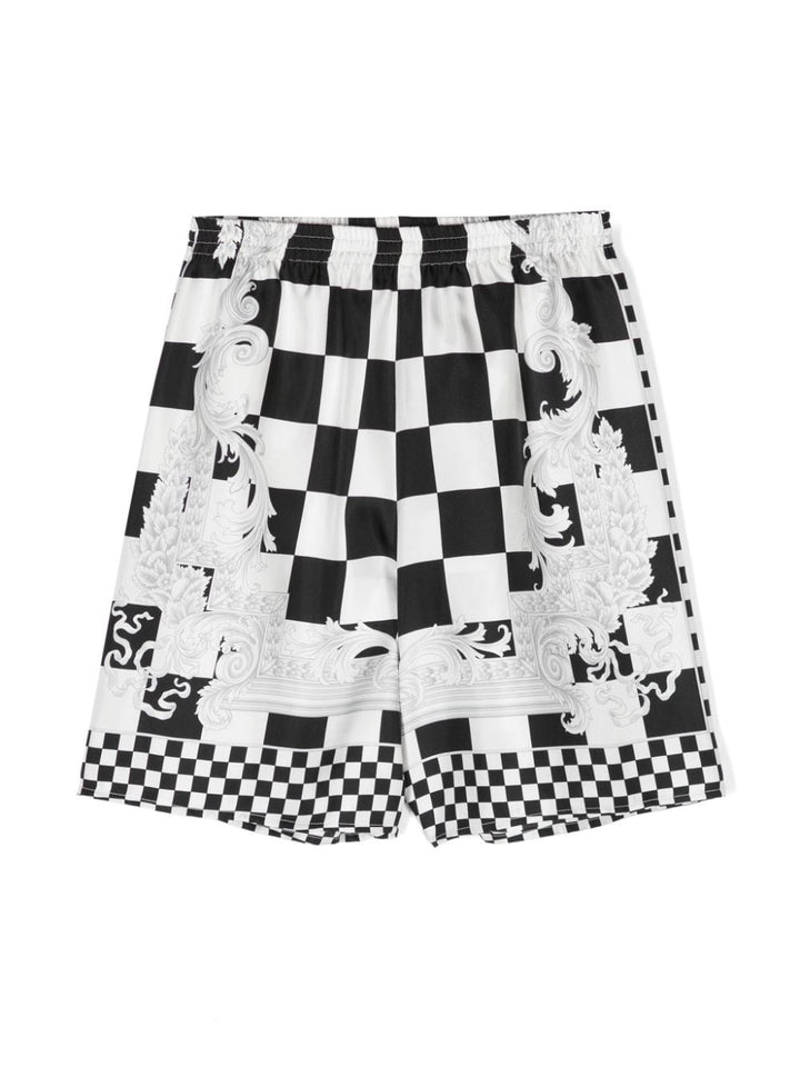 Shorts nero/bianco bambino