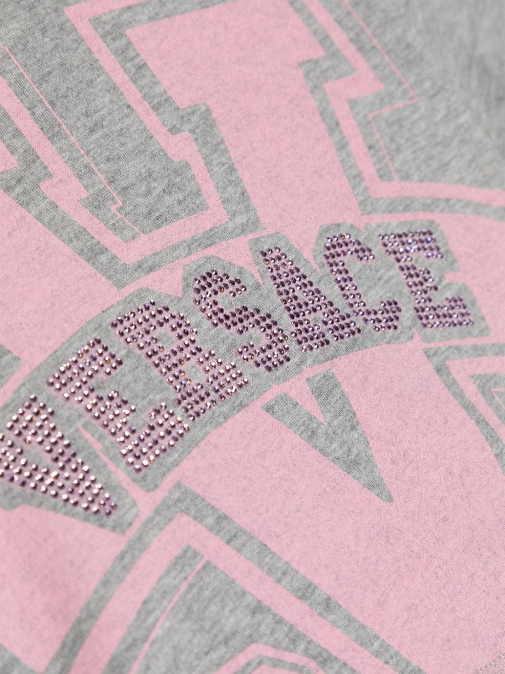 T-shirt grigio/rosa bambina