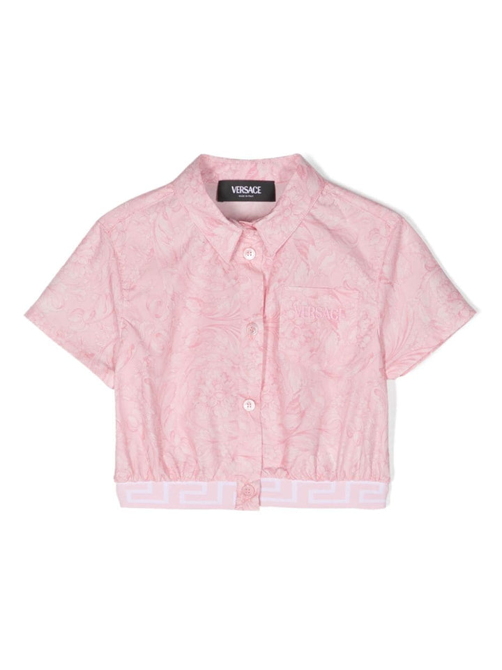 Camicia rosa bambina