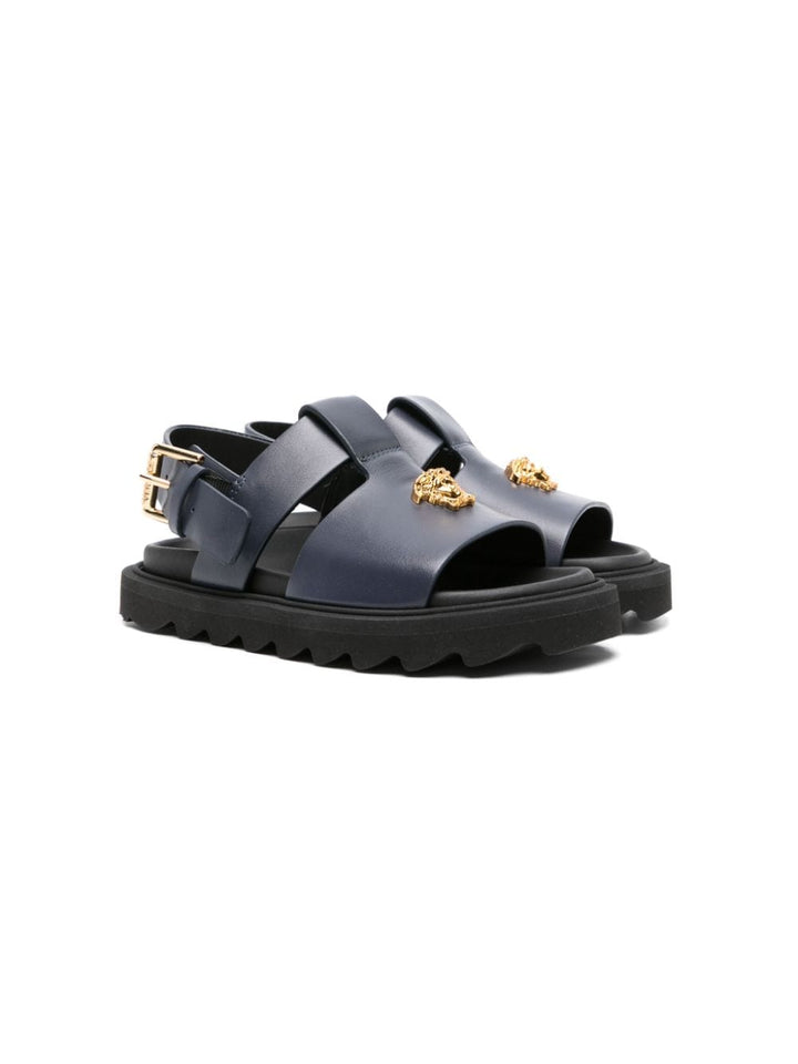 Sandali blu navy bambina