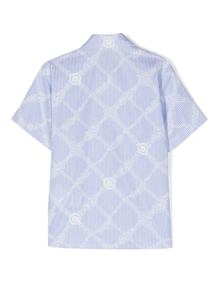 Camicia a righe bianco/blu bambino