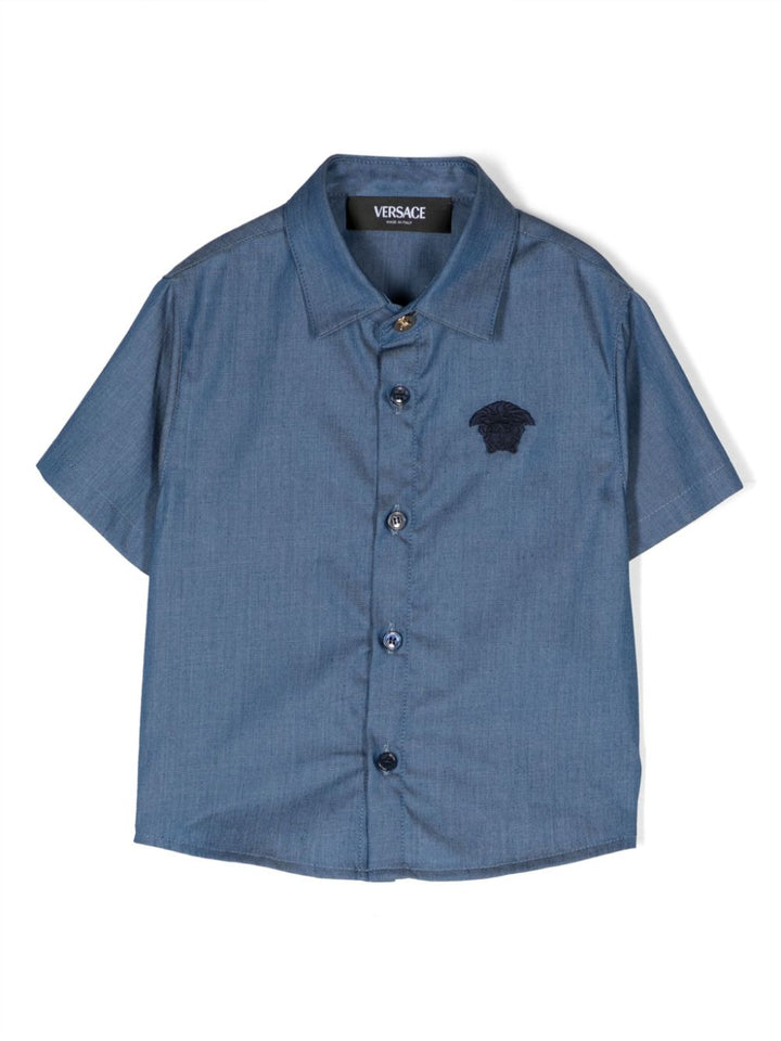 Camicia denim neonato