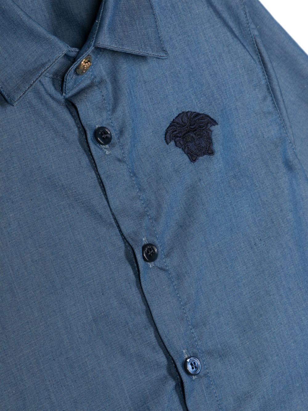 Camicia denim neonato