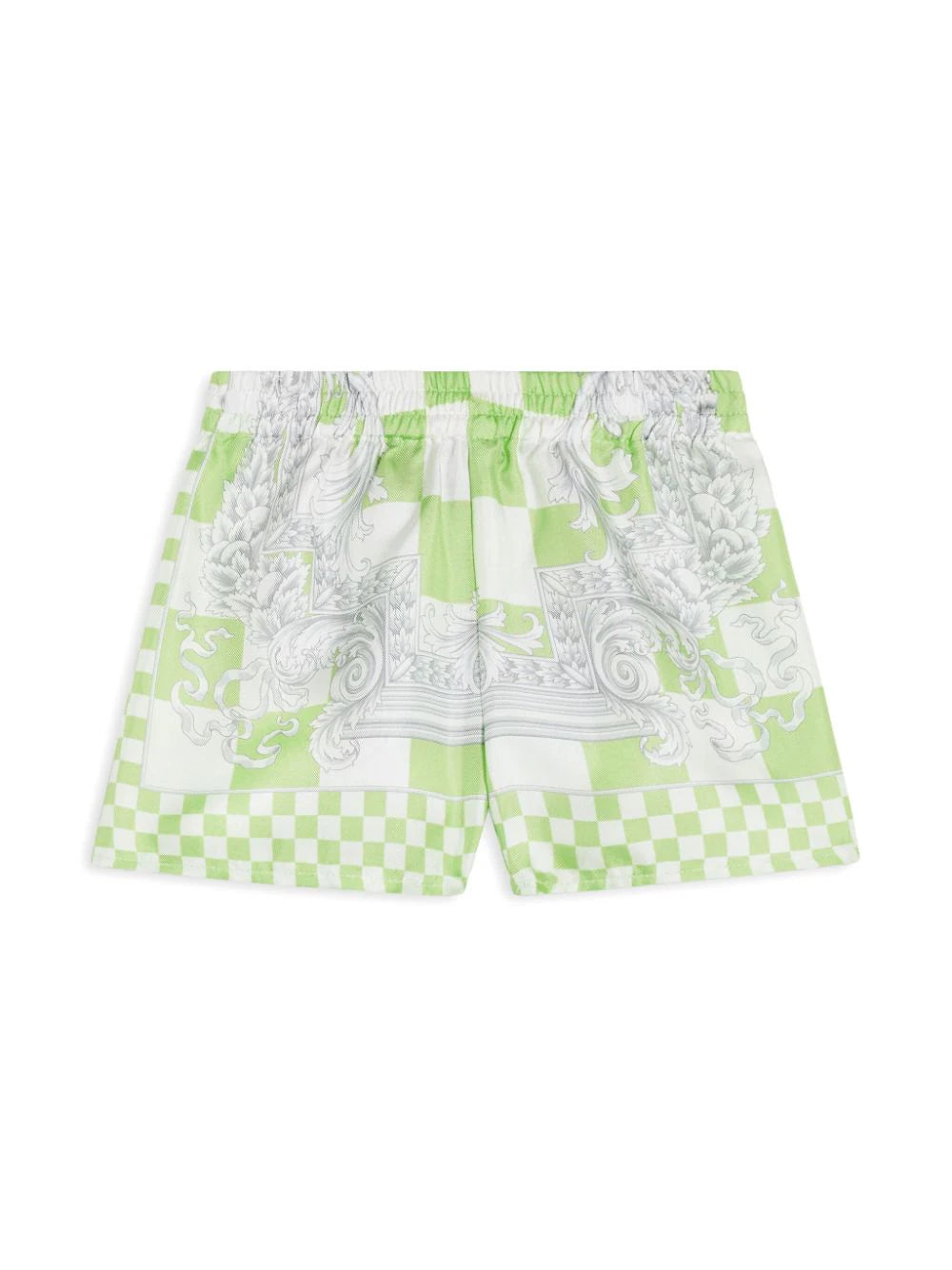 Shorts verde/multicolore neonato