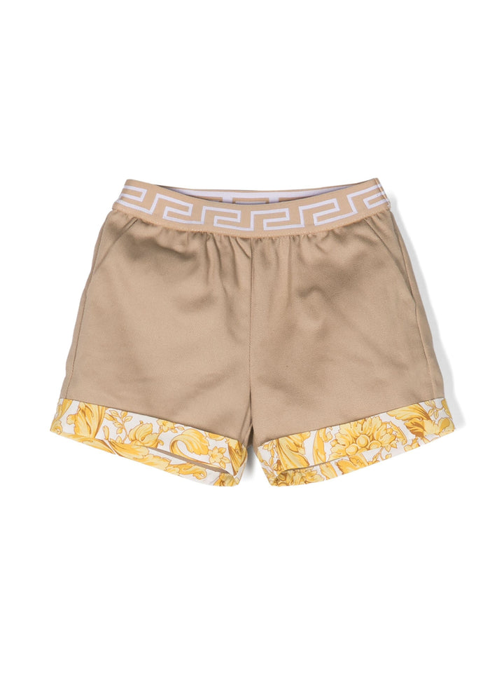 Shorts beige neonato