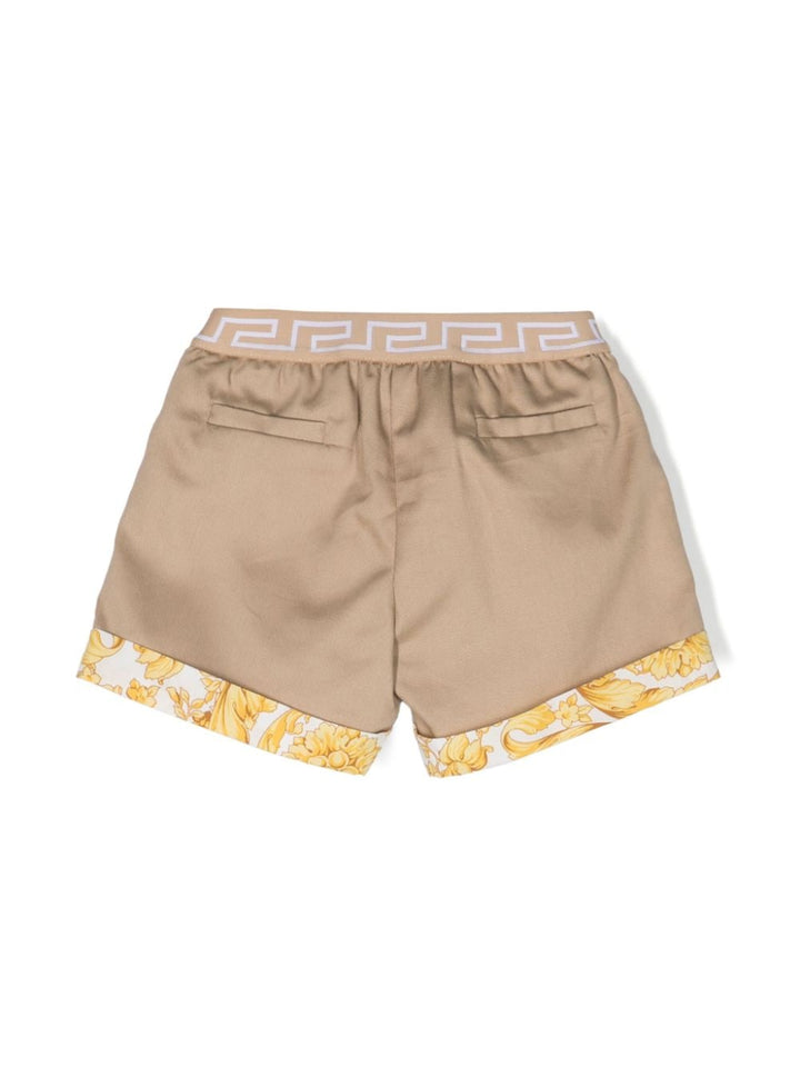 Short bébé beige