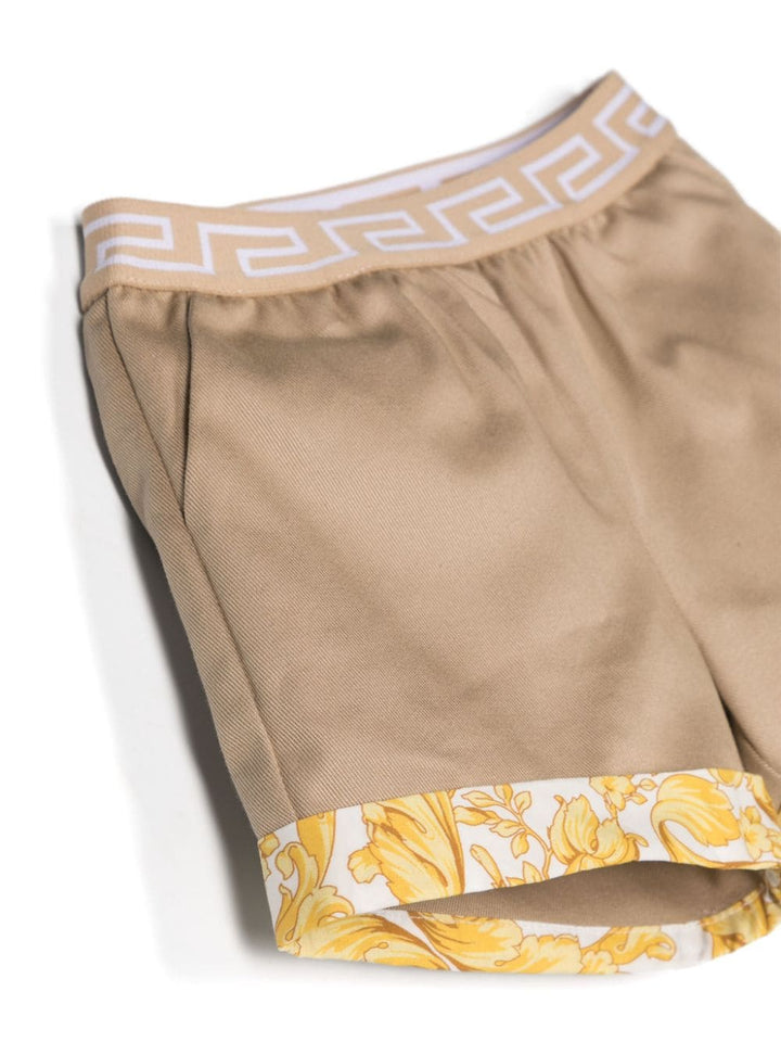 Shorts beige neonato