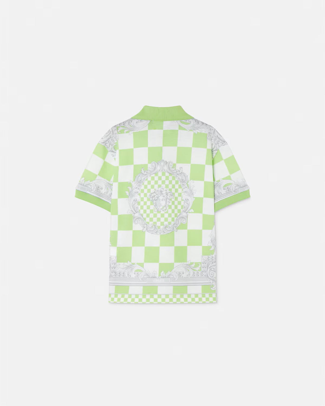 Polo bianco/verde bambino