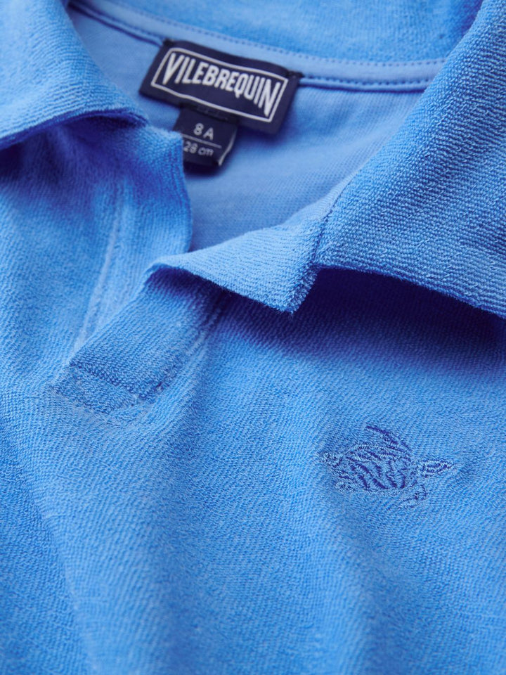 Polo blu bambino