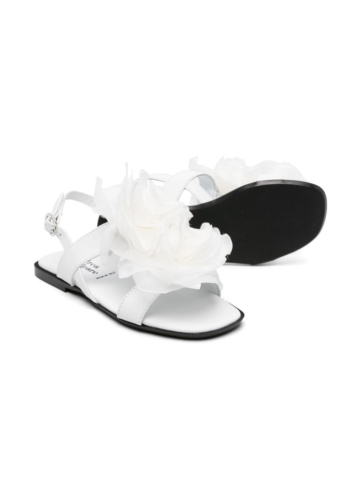 Sandales blanches fille