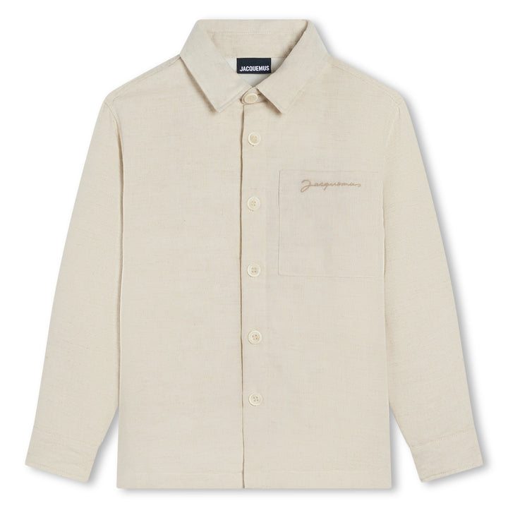 Camicia beige bambino