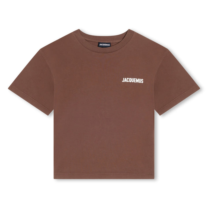 T-shirt marron unisexe