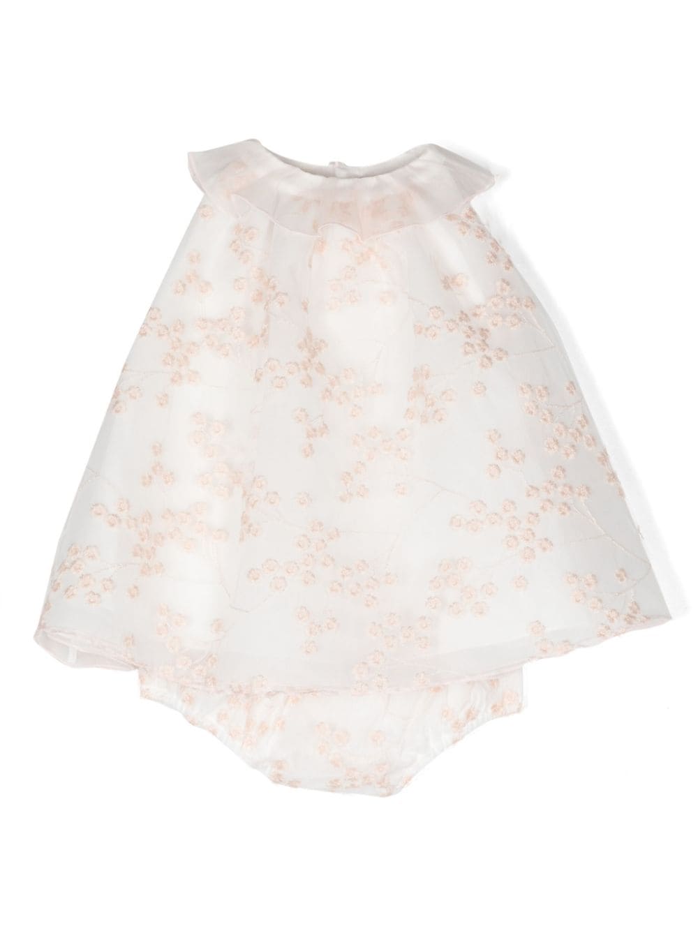 Robe bébé fille blanche/rose