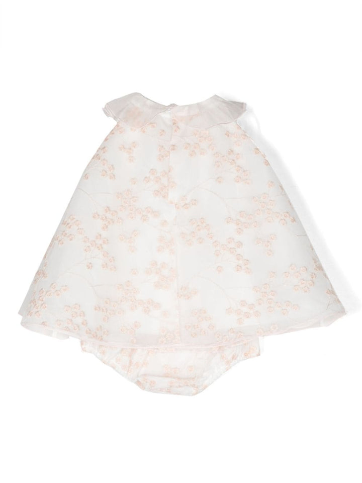 Robe bébé fille blanche/rose